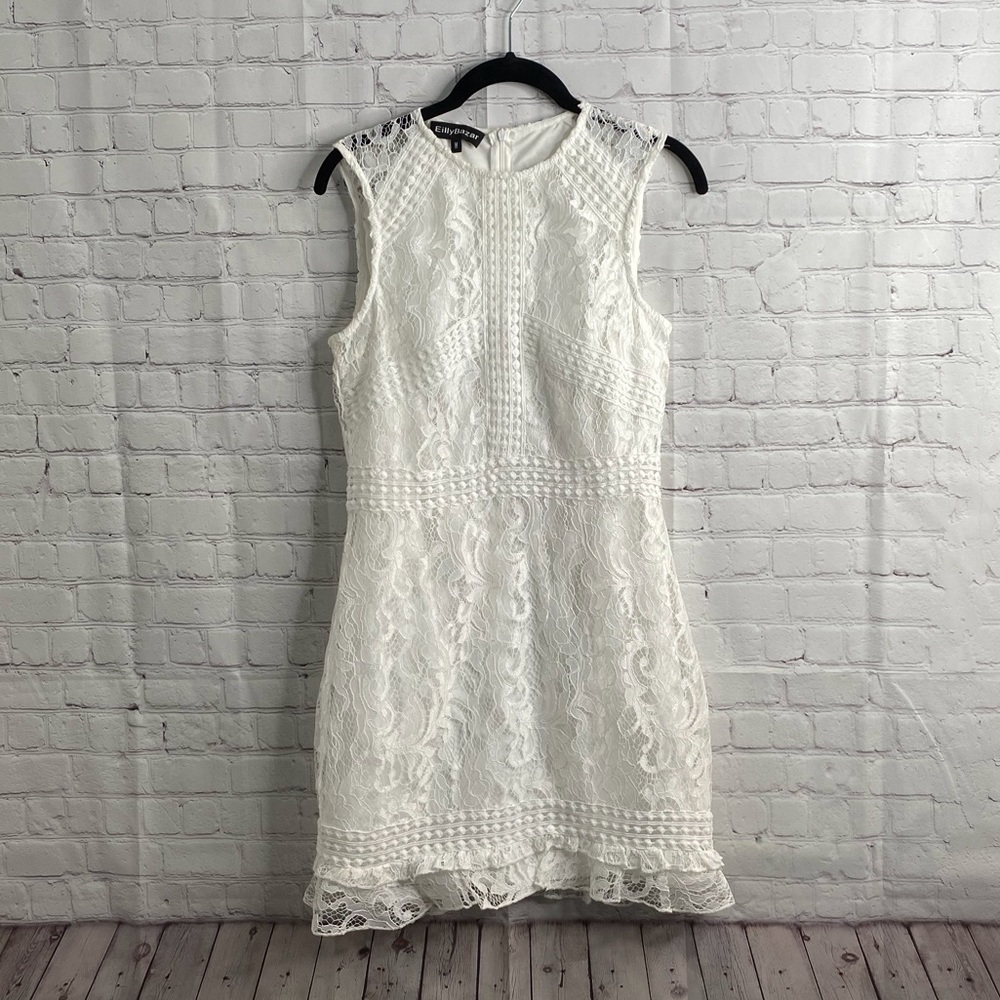 Dainty White Lace Dress